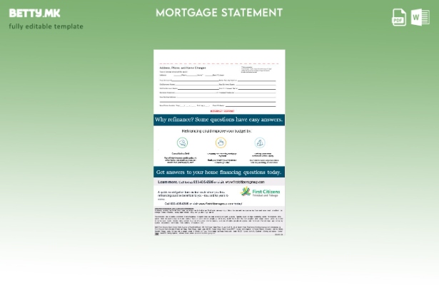 модерен стил Извештај за хипотека на Првата Граѓанска банка на Тринидад и Тоба 1